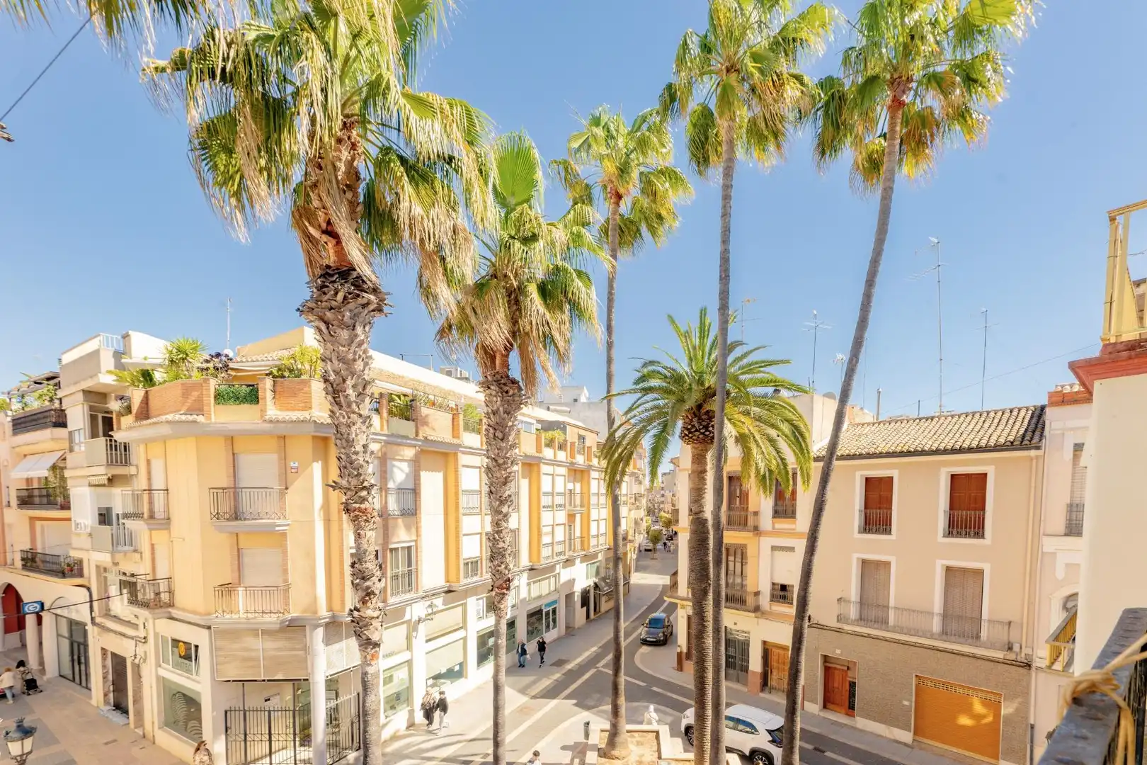 Vista exterior de Piso en venta en Algemesí con Aire acondicionado, Calefacción y Terraza