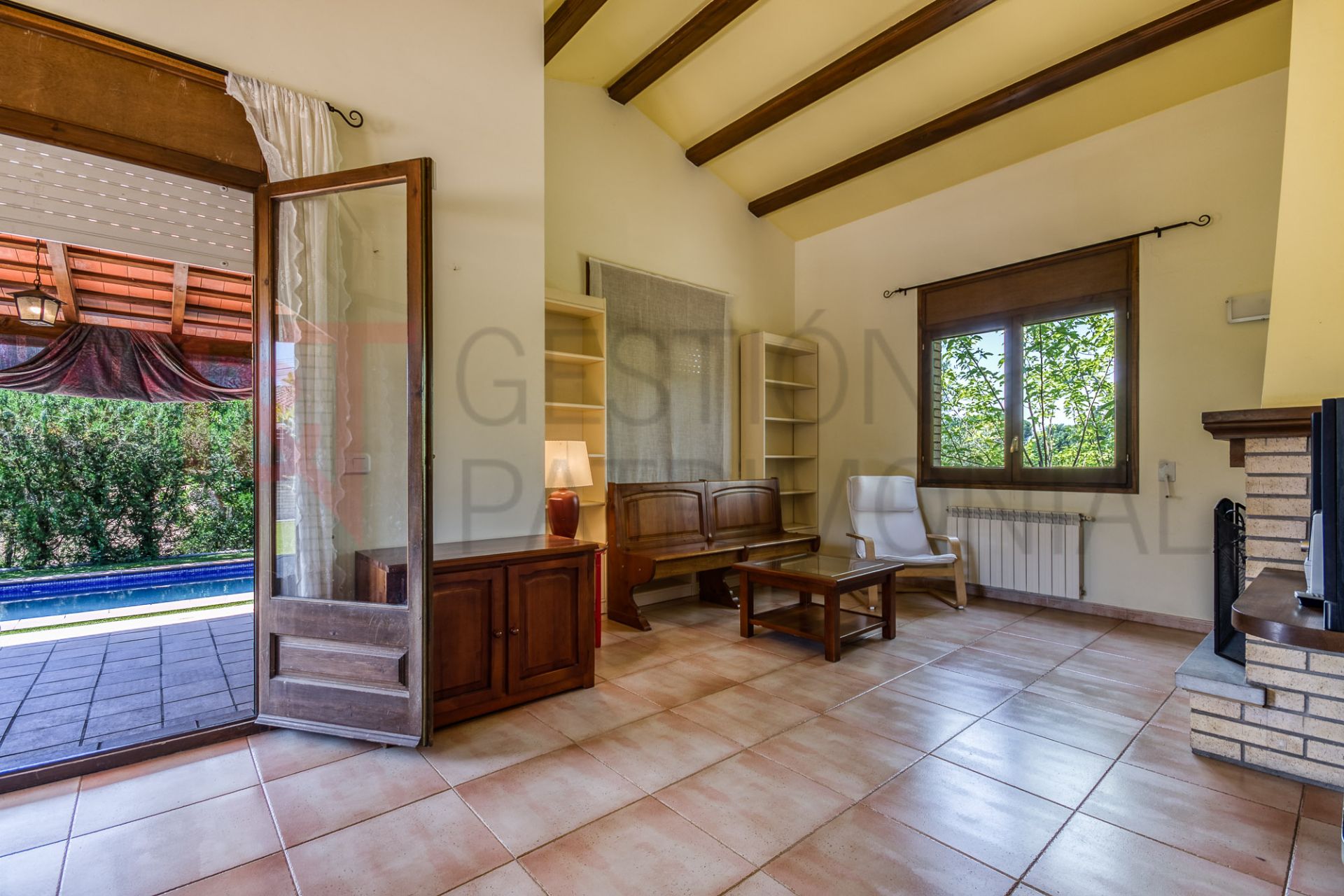 Living room of House or chalet for sale in Caldes de Malavella  with Heating, Private garden and Swimming Pool