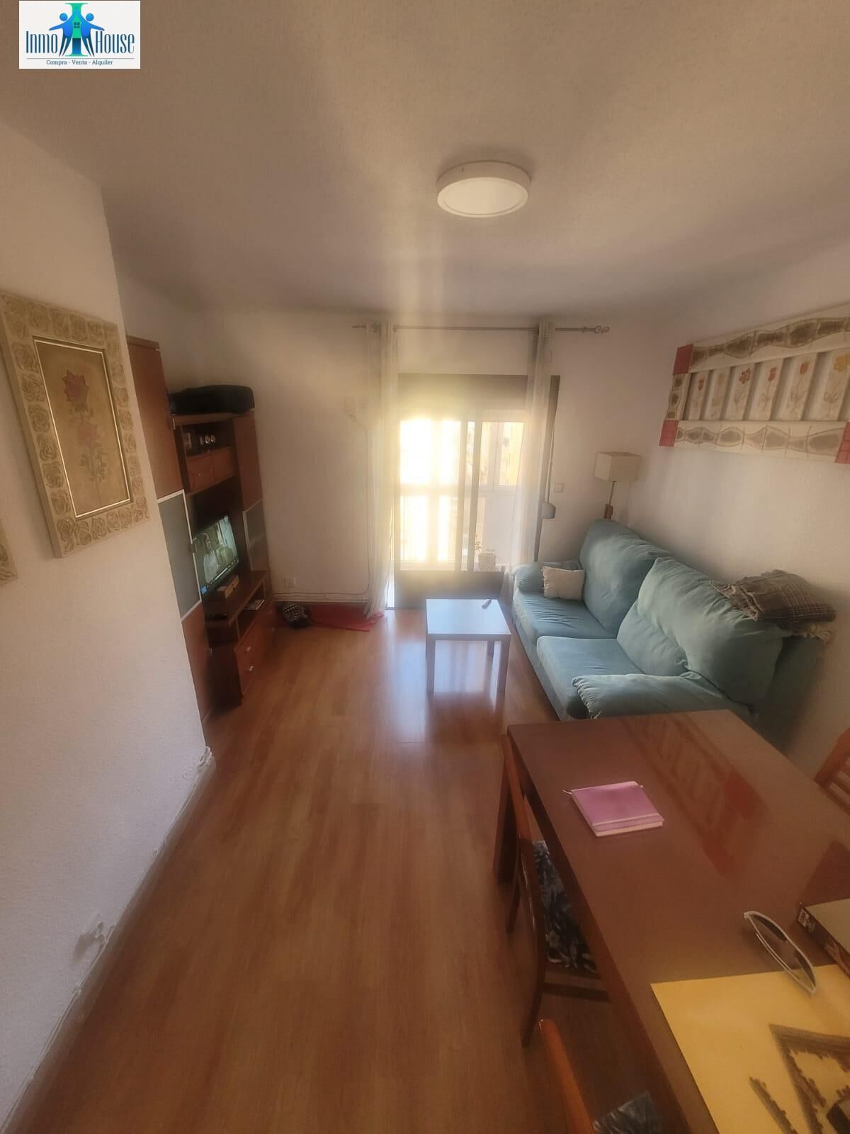 Living room of Flat for sale in  Albacete Capital  with Heating, Furnished and Balcony