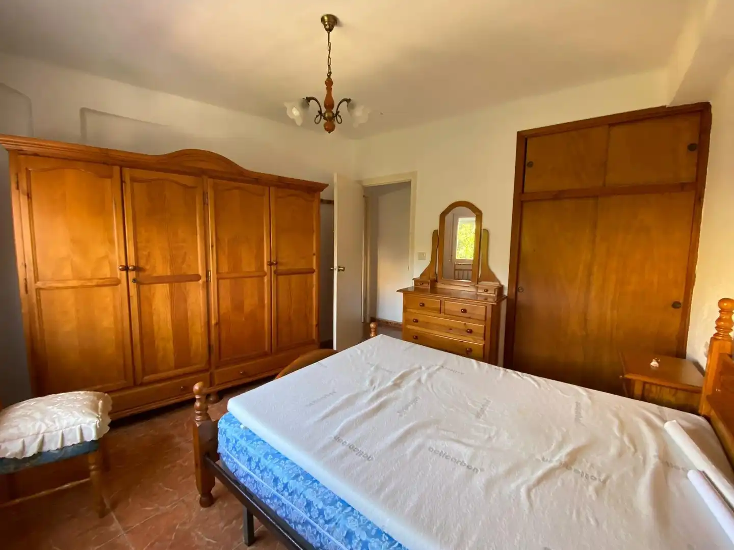 Schlafzimmer von Wohnung zur untervermieten in Málaga mit Terrasse und Balkon