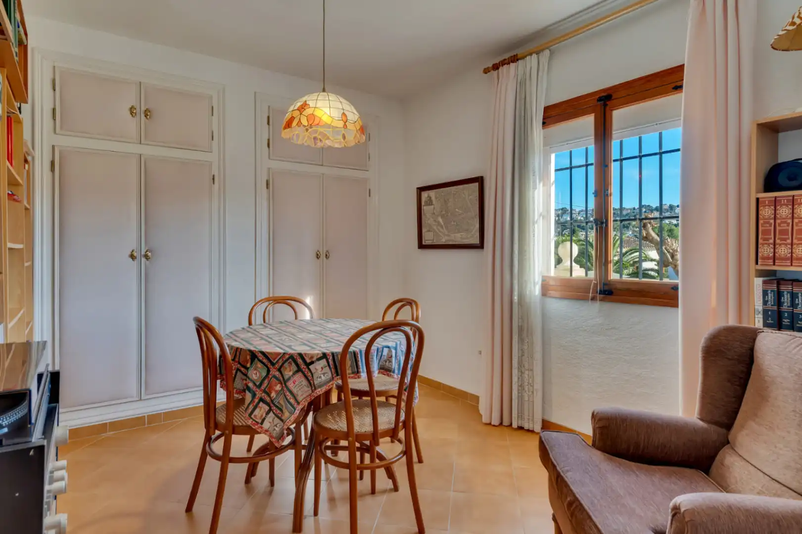 Dining room of Houses for sale in Jávea / Xàbia  with Air Conditioner, Heating and Private garden