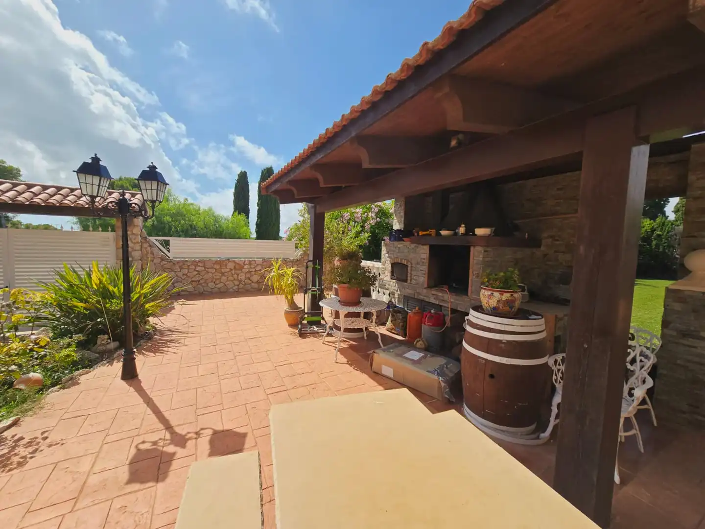 Jardín de Casa o chalet en venta en Creixell con Aire acondicionado, Calefacción y Jardín privado