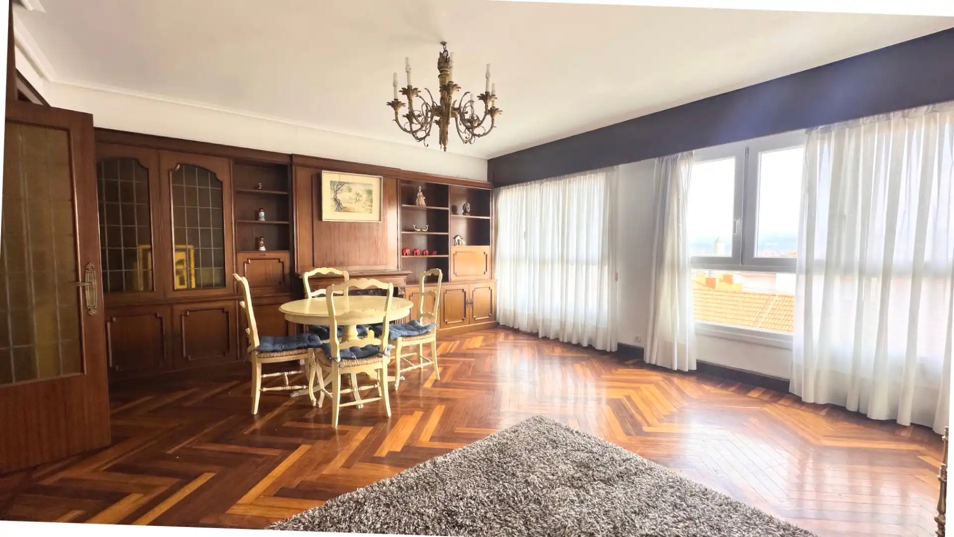 Esszimmer von Wohnung zum Verkauf in Portugalete mit Heizung, Terrasse und Möbliert