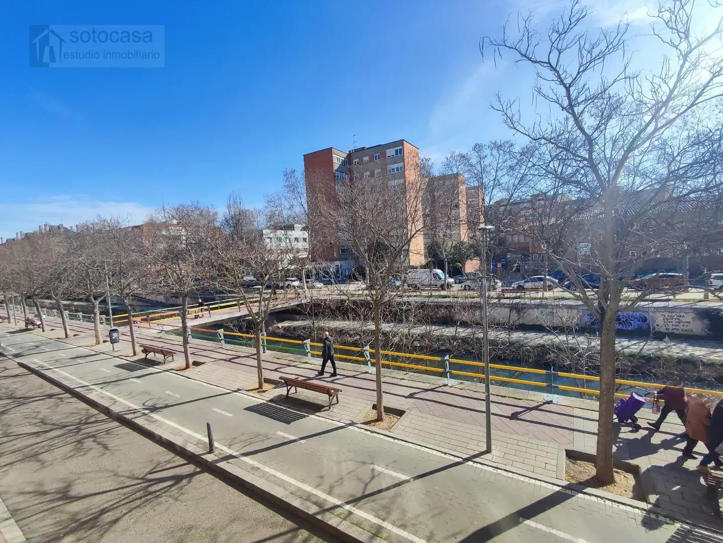 Vista exterior de Pis en venda en Valladolid amb Calefacció, Terrassa i Moblat