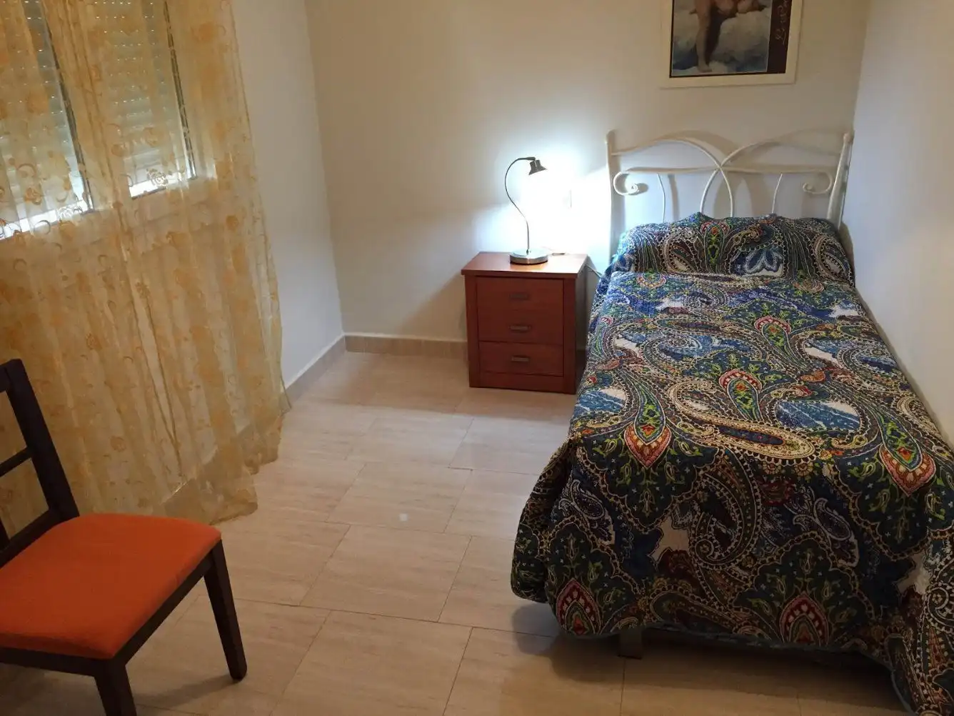 Bedroom of Flat for rent in Algeciras  with Air Conditioner, Furnished and Community pool