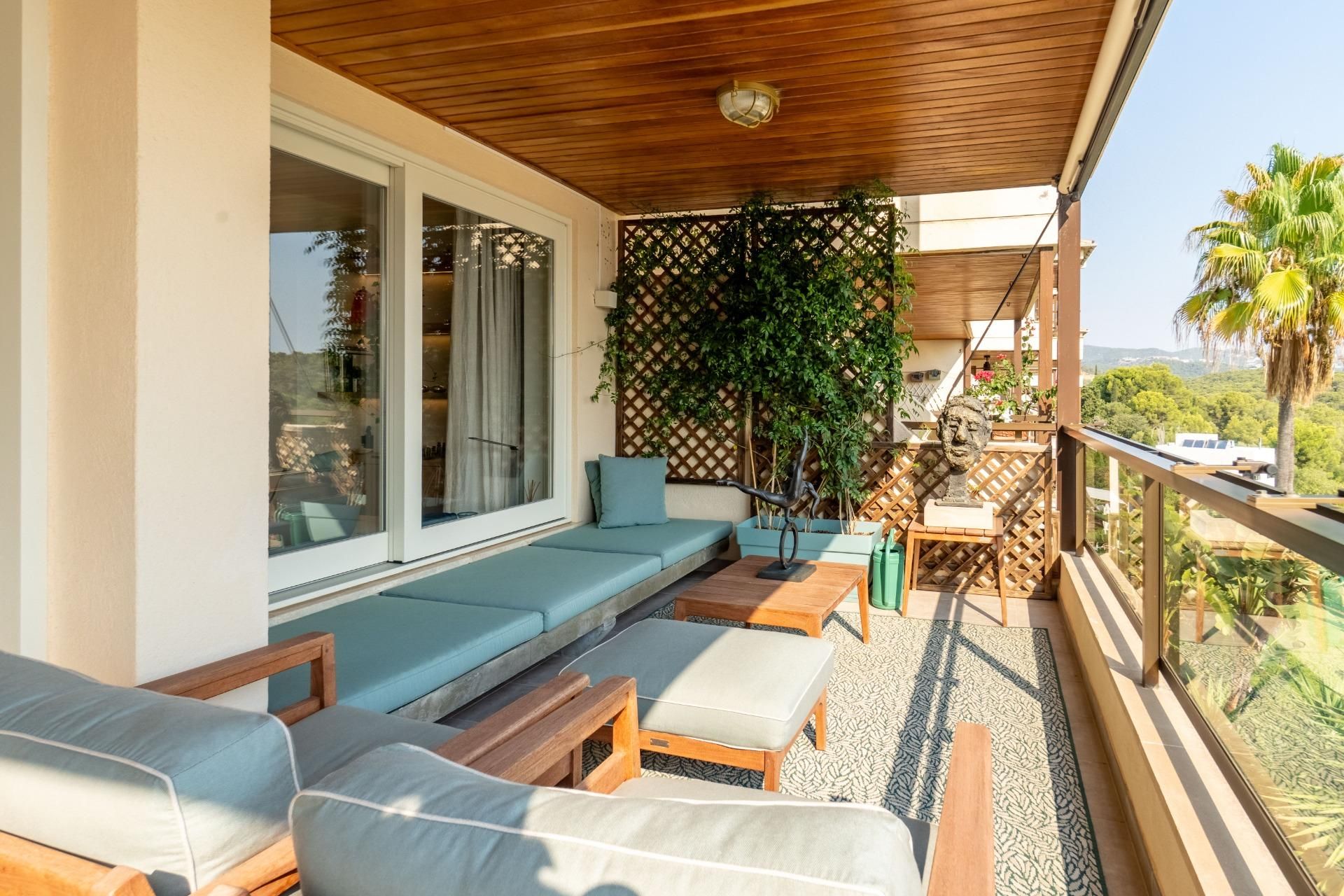 Terrace of Flat for sale in  Palma de Mallorca  with Heating, Private garden and Terrace