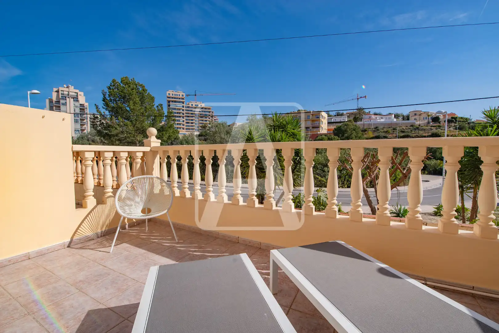 Terrassa de Apartament en venda en Calpe / Calp amb Aire condicionat, Terrassa i Traster