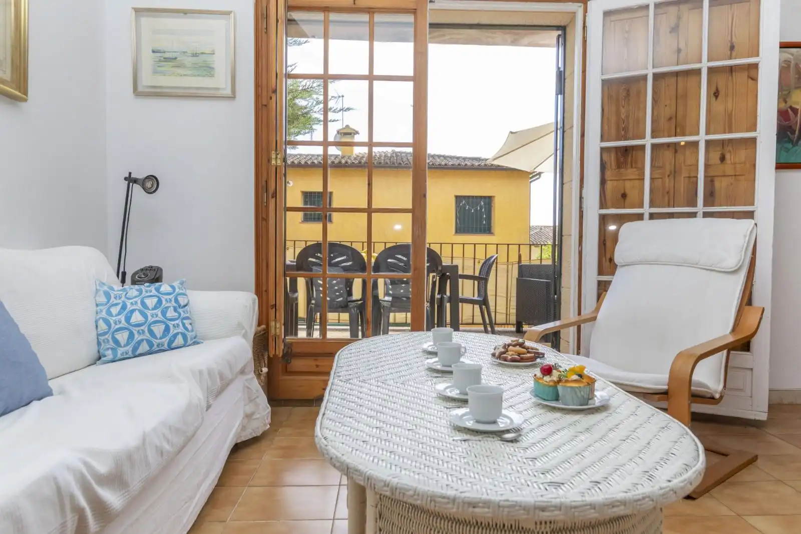 Schlafzimmer von Einfamilien-Reihenhaus zum Verkauf in Palafrugell mit Heizung, Terrasse und Abstellraum