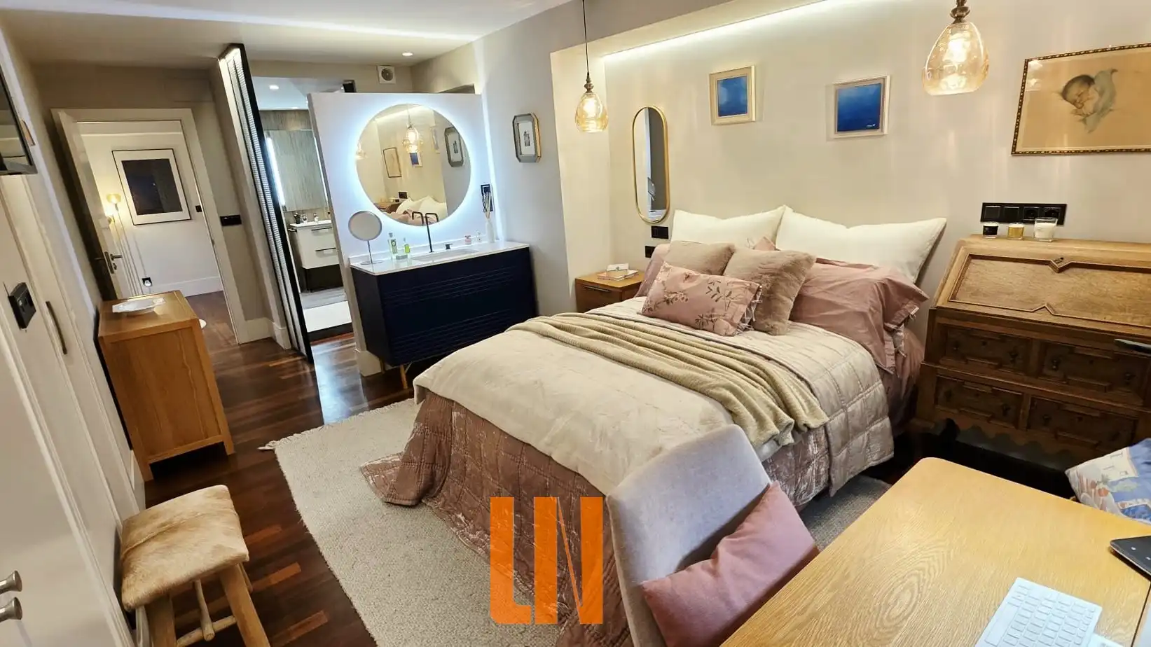 Schlafzimmer von Wohnung zum Verkauf in A Coruña Capital  mit Heizung, Ofen und Waschmaschine