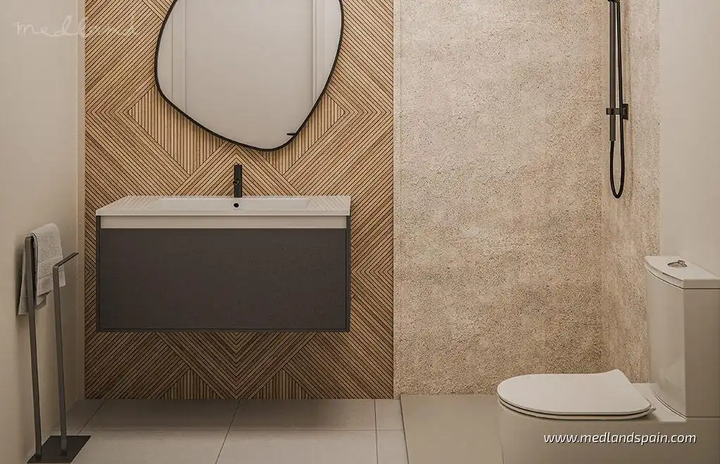 Bany de Apartament en venda en San Miguel de Salinas, Alicante