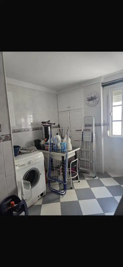 Kitchen of Flat for sale in Chiclana de la Frontera  with Furnished, Oven and Washing machine