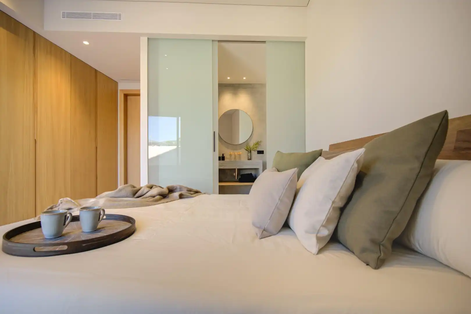Bedroom of Houses for sale in Campanet  with Air Conditioner, Heating and Furnished
