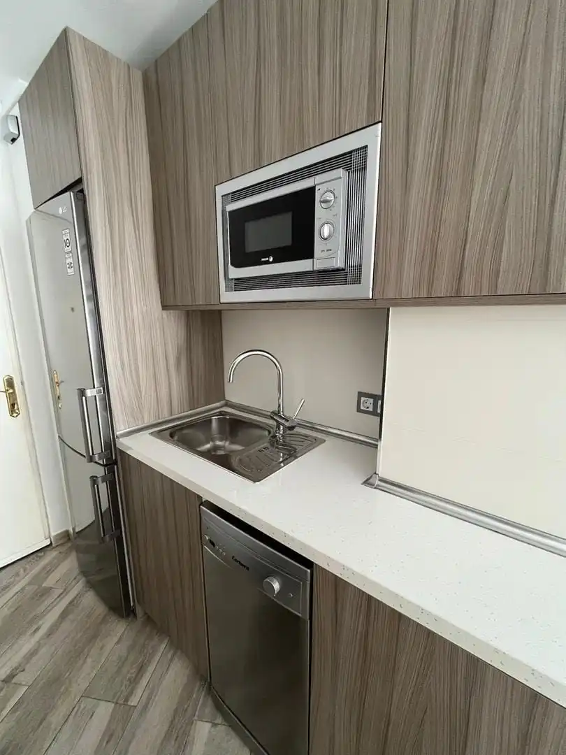 Kitchen of Study for rent in Torremolinos  with Air Conditioner, Heating and Furnished