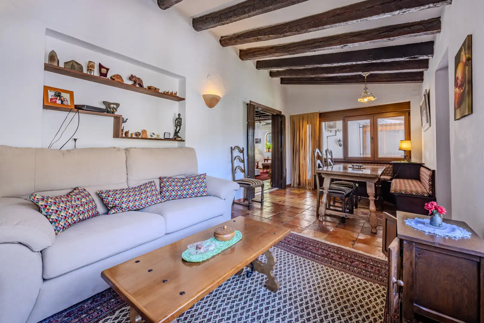 Living room of Houses for sale in Dénia  with Air Conditioner, Private garden and Terrace