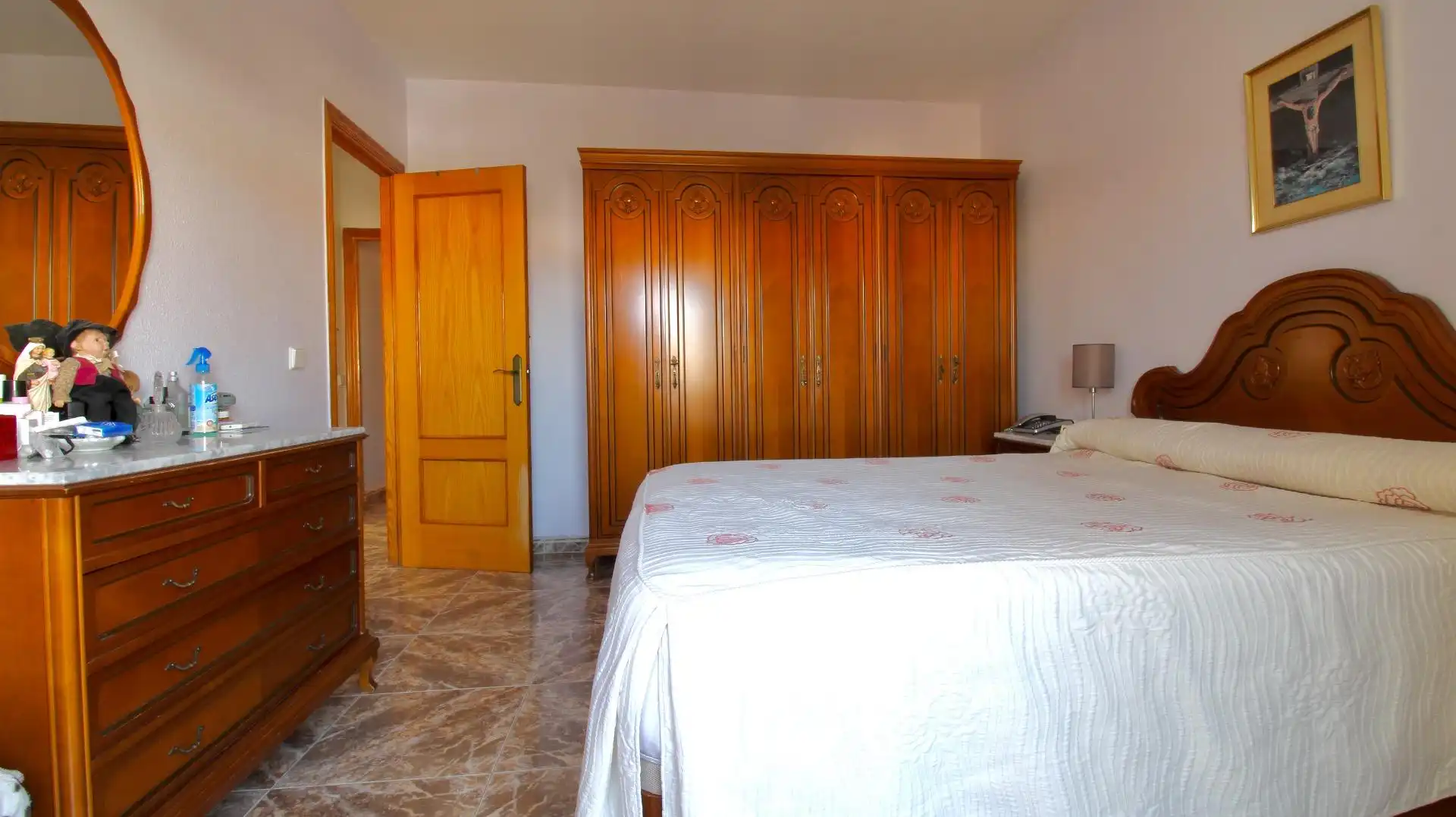 Habitación de Casa adosada en venta en Roquetas de Mar con Aire acondicionado, Terraza y Trastero