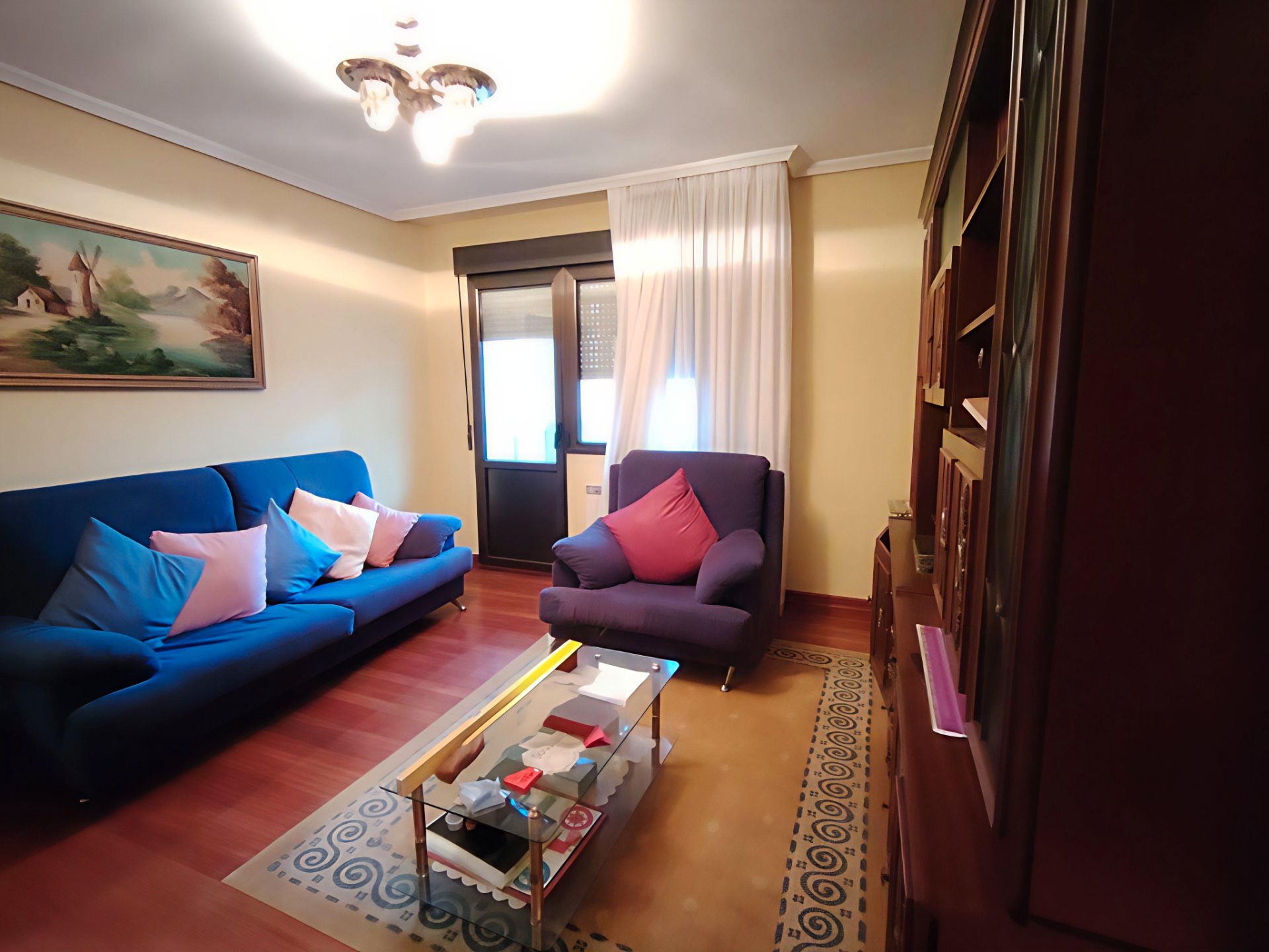 Sala de estar de Piso en venta en Bilbao  con Calefacción y Balcón