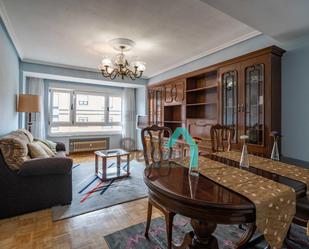 Living room of Flat to rent in Oviedo   with Heating, Parquet flooring and Terrace