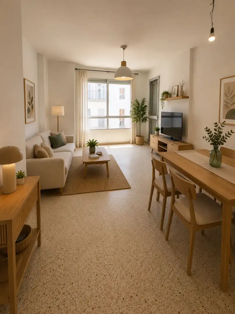 Living room of Apartments for rent in  Palma de Mallorca  with Air Conditioner, Heating and Oven