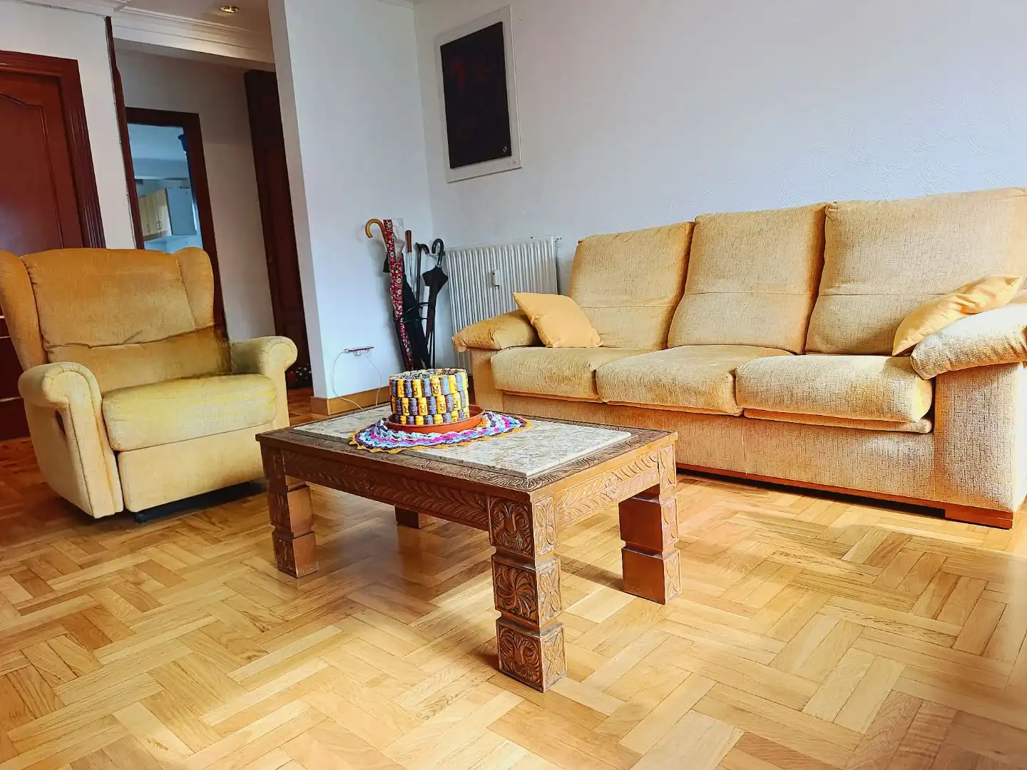 Sala de estar de Piso en venta en Gijón 