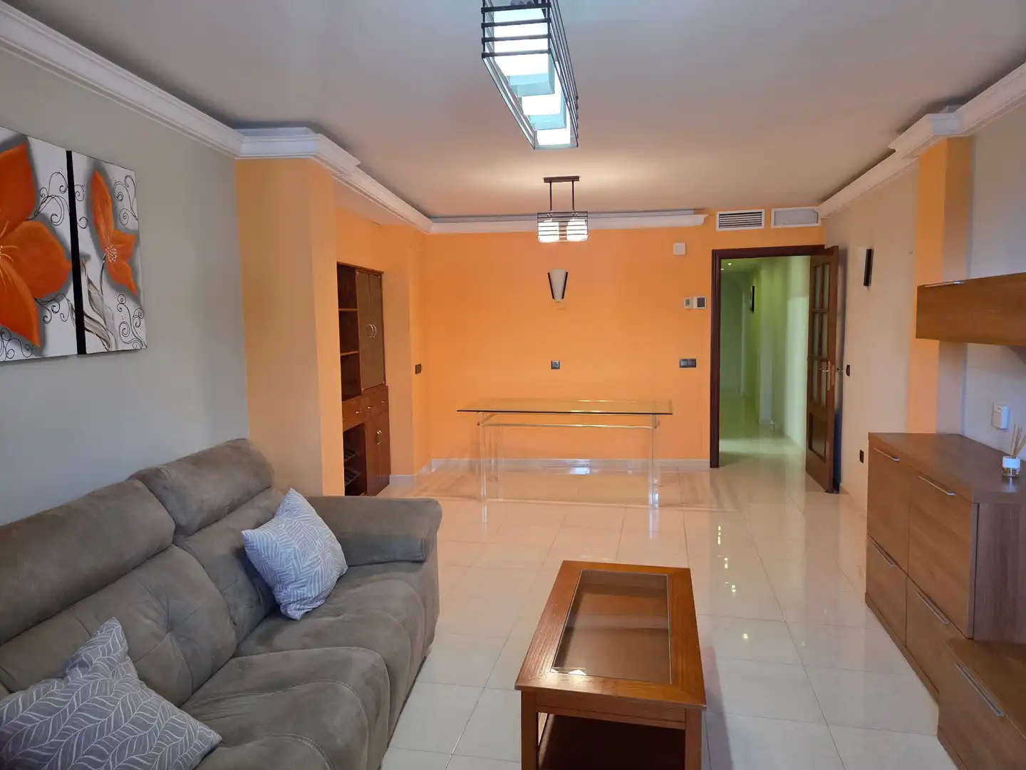 Sala de estar de Piso de alquiler en Rincón de la Victoria con Aire acondicionado, Terraza y Trastero
