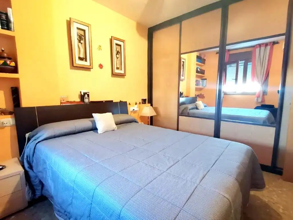 Bedroom of Flat for sale in Málaga  with Air Conditioner, Heating and Private garden