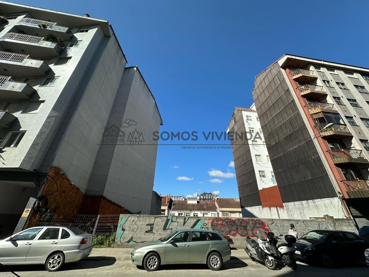 Vista exterior de Piso en venta en Ourense Capital  con Calefacción y Trastero