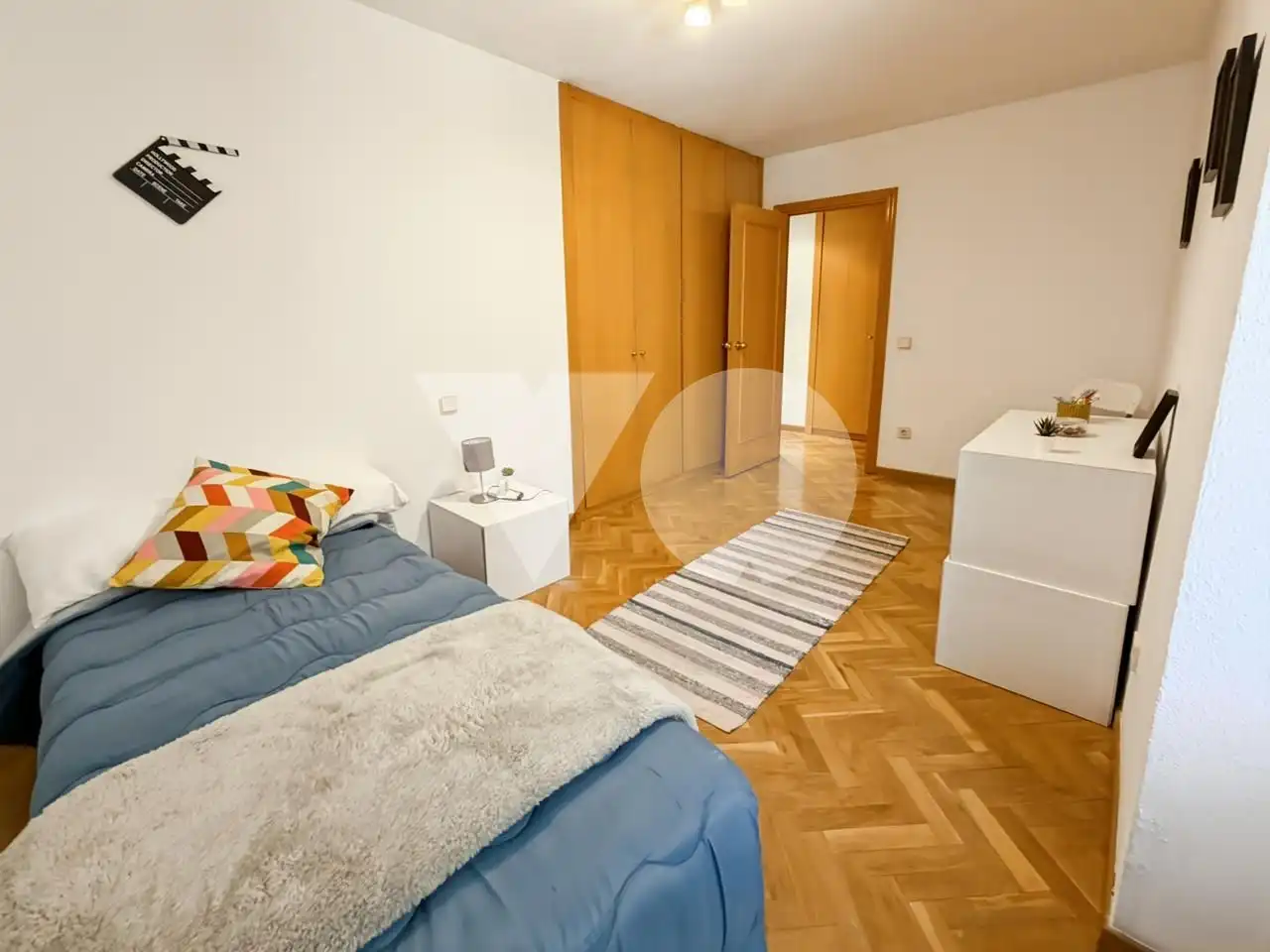 Bedroom of Flat for sale in Madrid  with Air Conditioner, Heating and Parquet flooring
