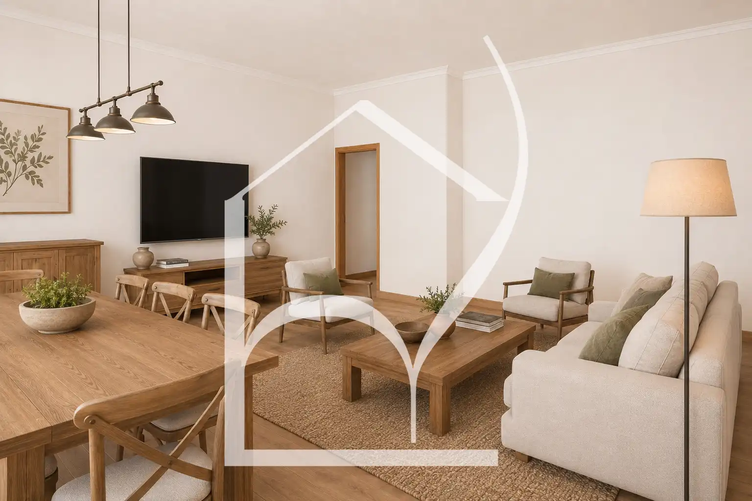 Sala de estar de Casa o chalet en venta en Villarmayor con Aire acondicionado