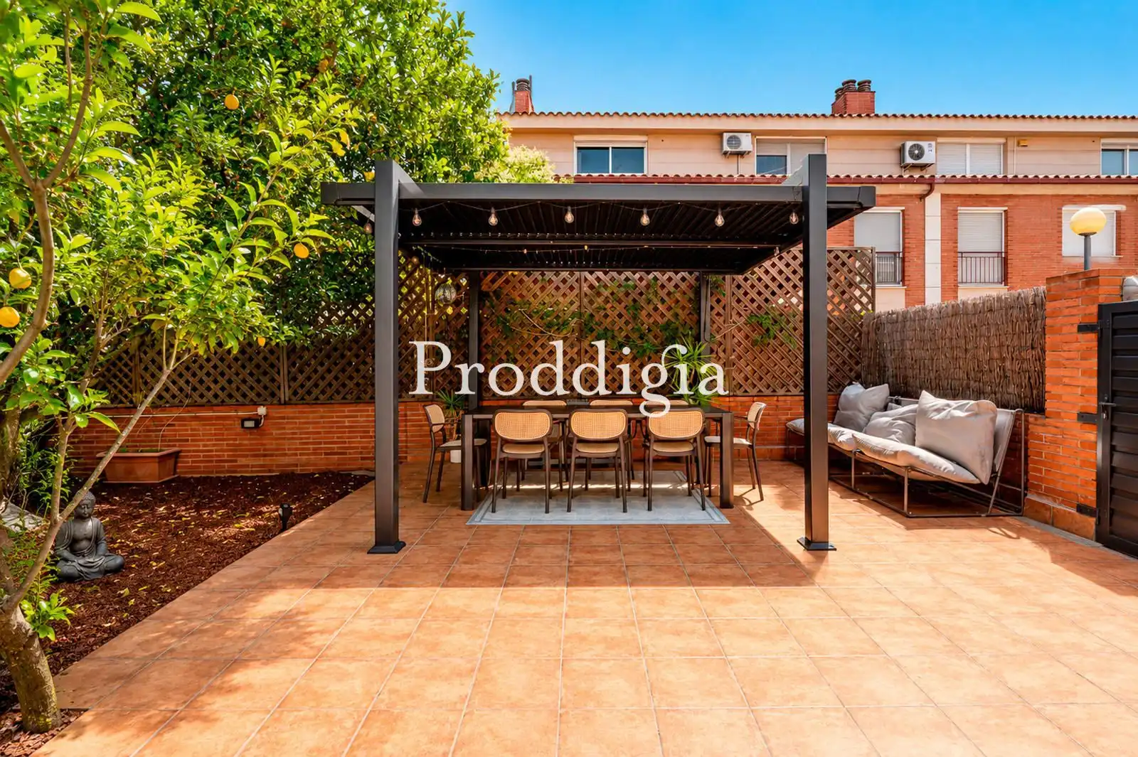 Terrace of Detached homes for sale in Sant Cugat del Vallès  with Air Conditioner, Heating and Private garden