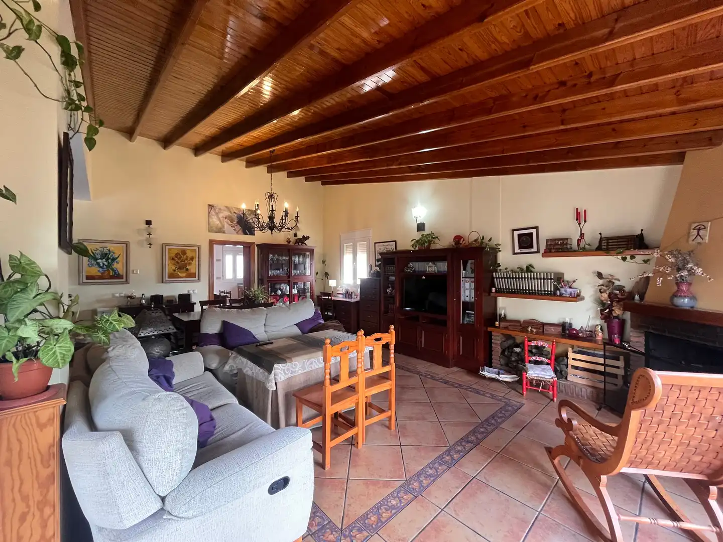 Sala d'estar de Casa o xalet en venda en Laujar de Andarax