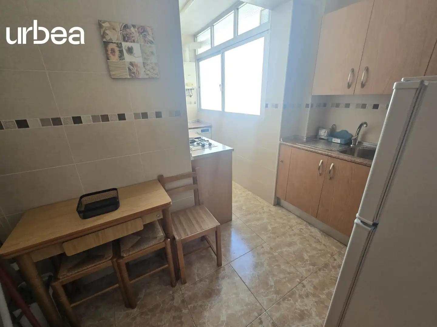 Cuina de Pis de lloguer en Málaga amb Aire condicionat, Calefacció i Terrassa