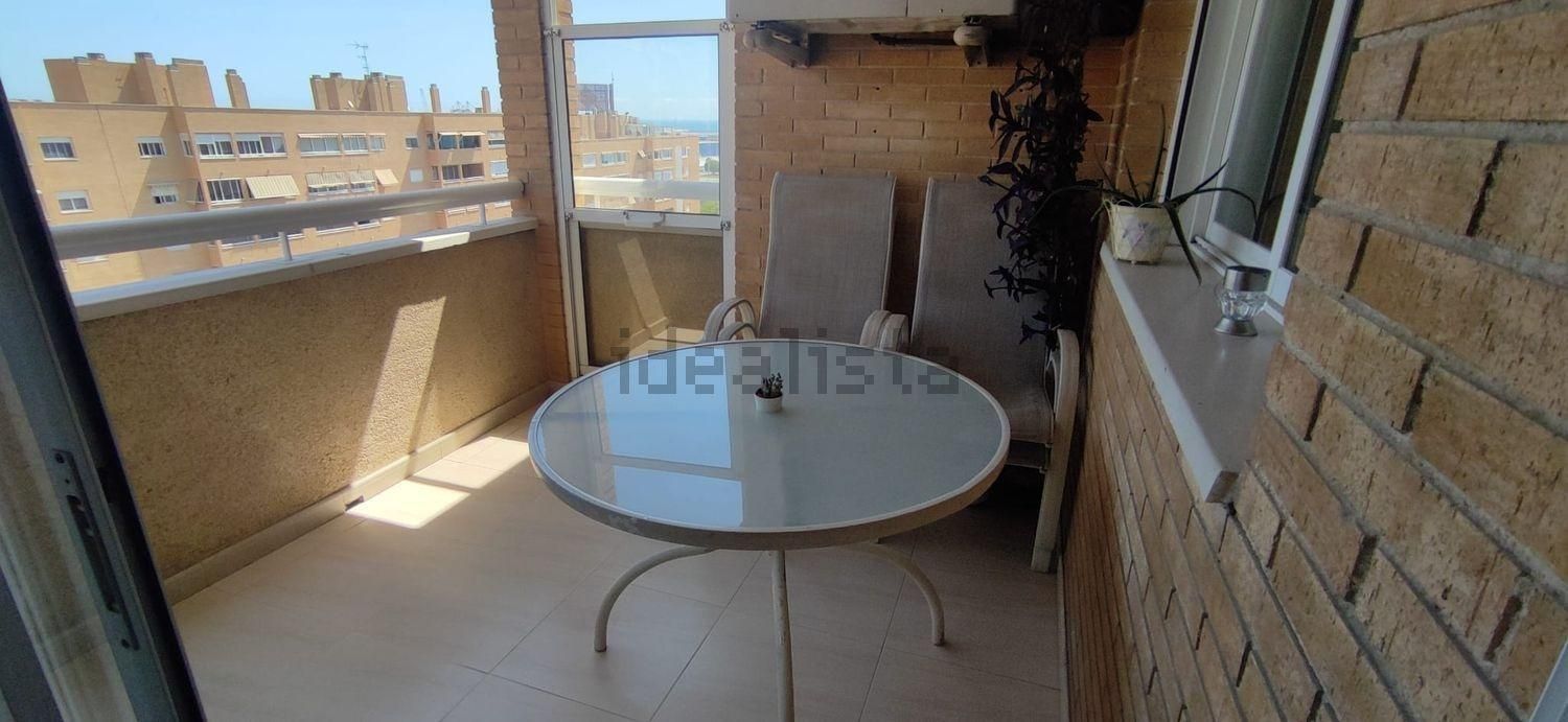 Terrace of Flat to rent in Alicante / Alacant  with Air Conditioner, Heating and Parquet flooring