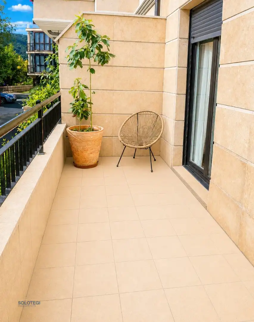 Terrace of Flat for rent in Usurbil  with Heating, Terrace and Furnished