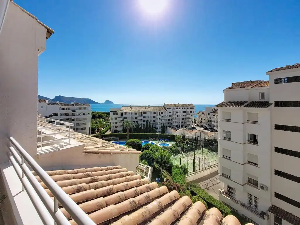 Exterior view of Flat for rent in Altea  with Air Conditioner, Heating and Private garden
