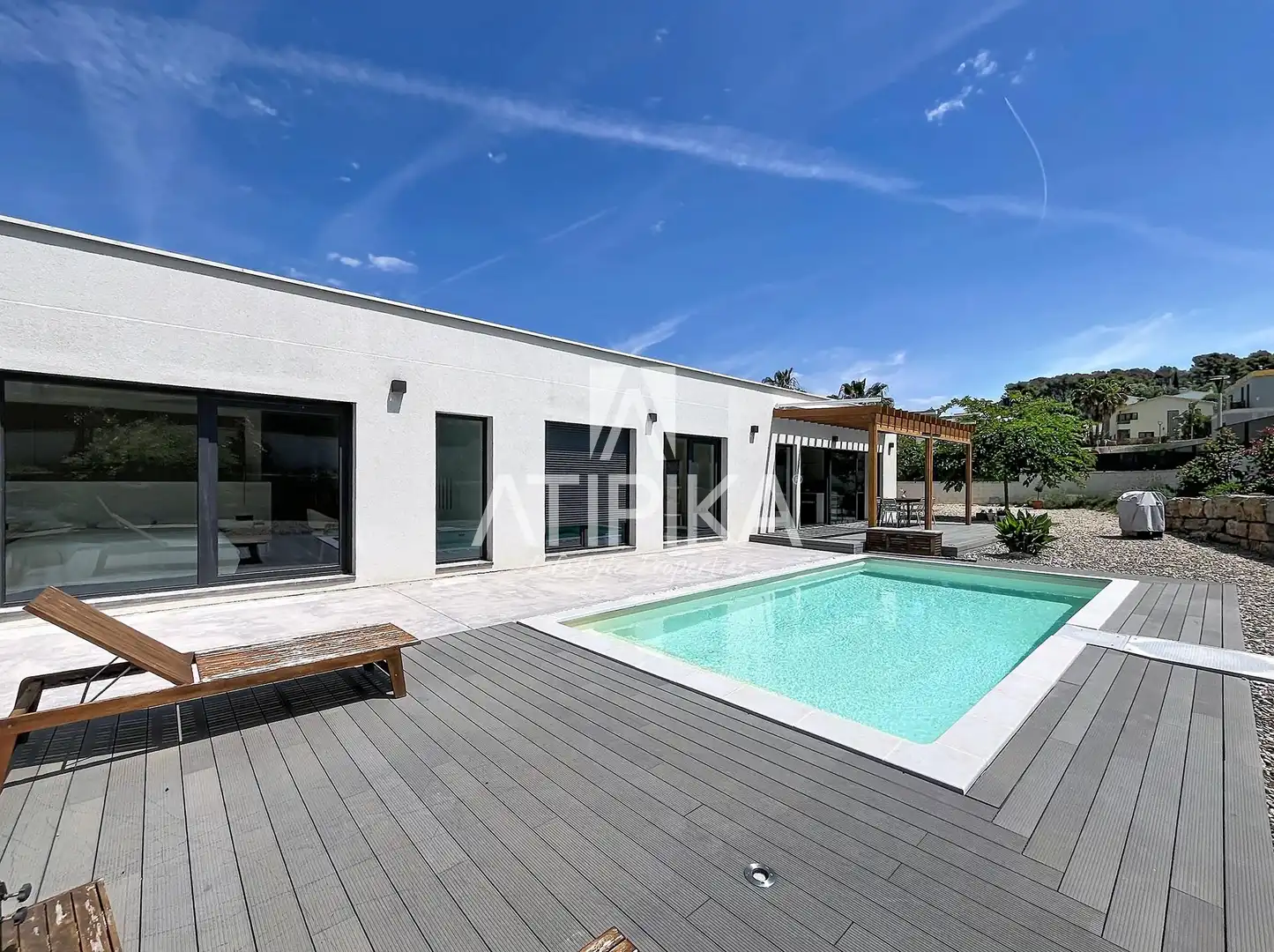 Vista exterior de Casa o xalet en venda en Sant Pere de Ribes amb Aire condicionat, Calefacció i Piscina