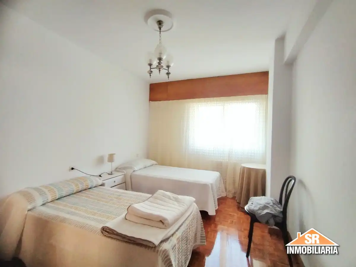 Bedroom of Flat for rent in A Coruña Capital   with Heating, Parquet flooring and Furnished