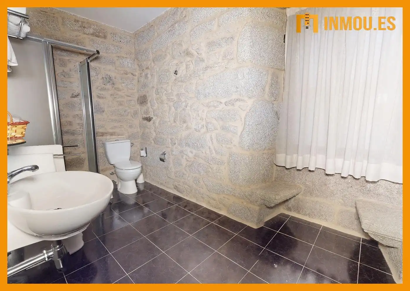 Badezimmer von Haus oder Chalet zum Verkauf in O Irixo mit Heizung