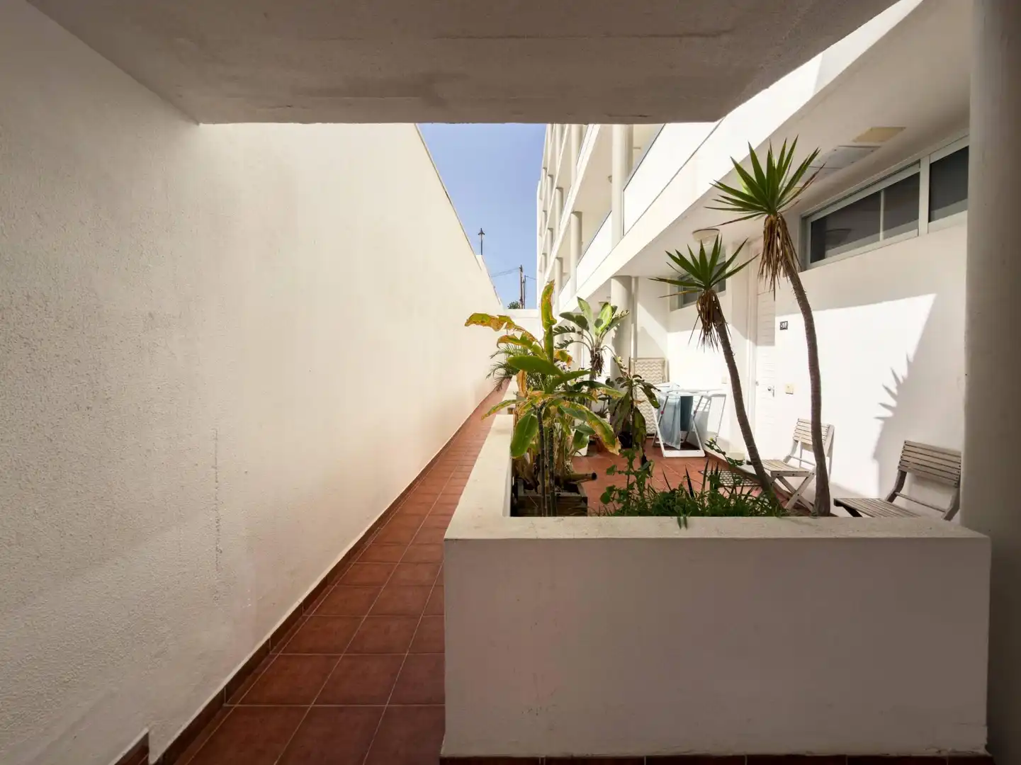 Terrassa de Apartament en venda en San Cristóbal de la Laguna amb Jardí privat, Terrassa i Piscina comunitària