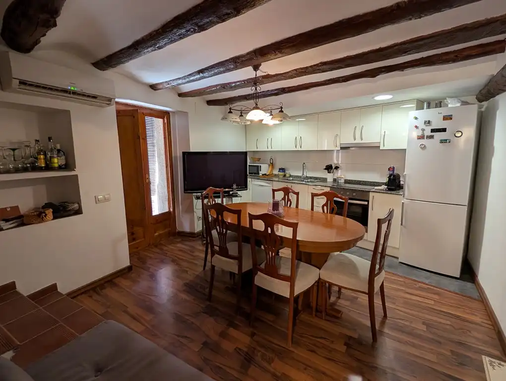 Cuina de Casa o xalet en venda en Lledó amb Aire condicionat, Parquet i Terrassa
