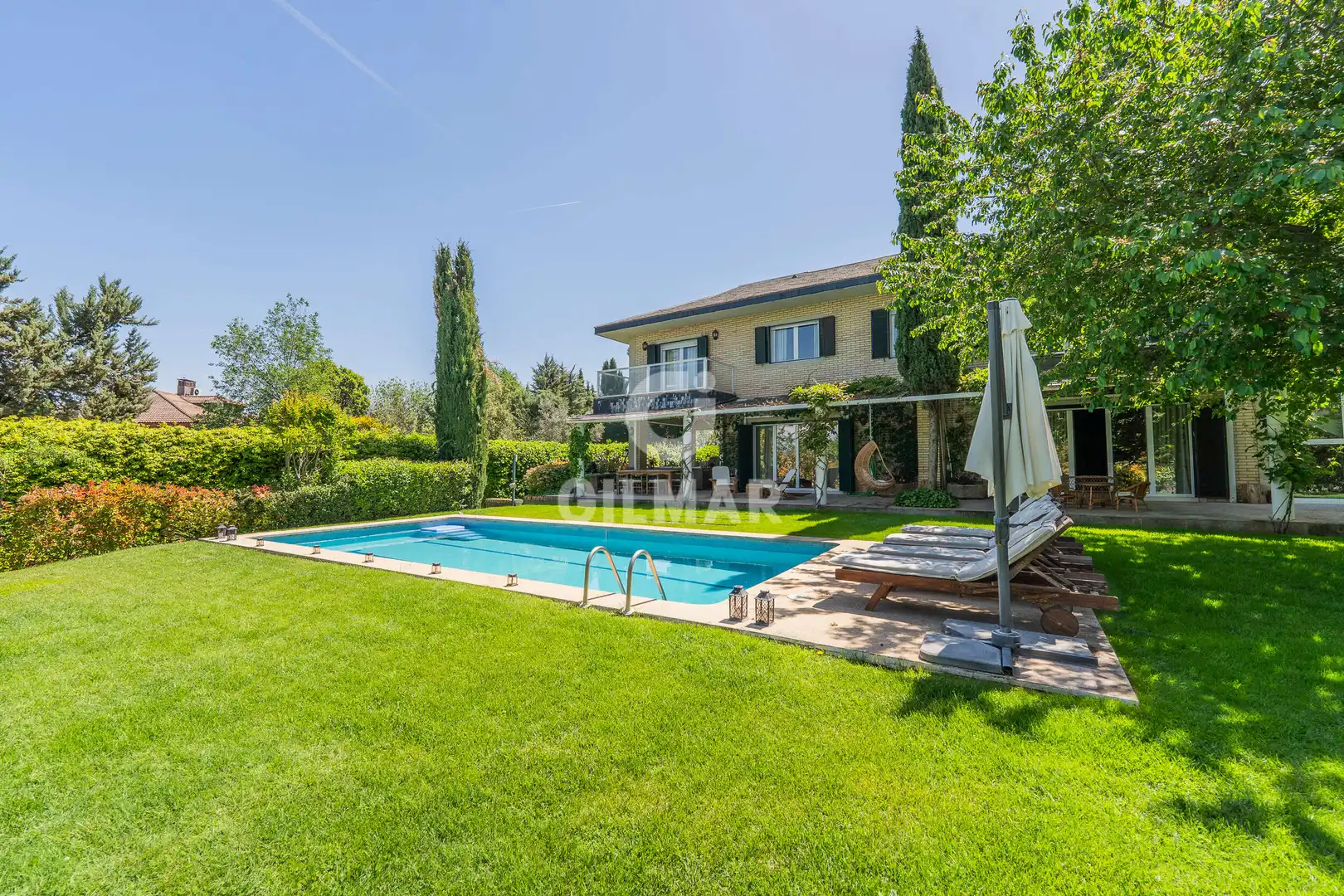 Garden of Houses for sale in Pozuelo de Alarcón  with Heating, Private garden and Swimming Pool