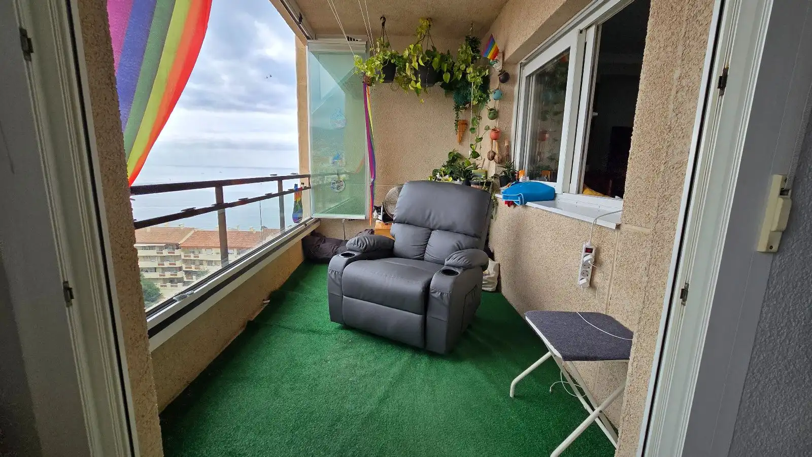Balcony of Flat for sale in Benalmádena  with Air Conditioner, Heating and Swimming Pool