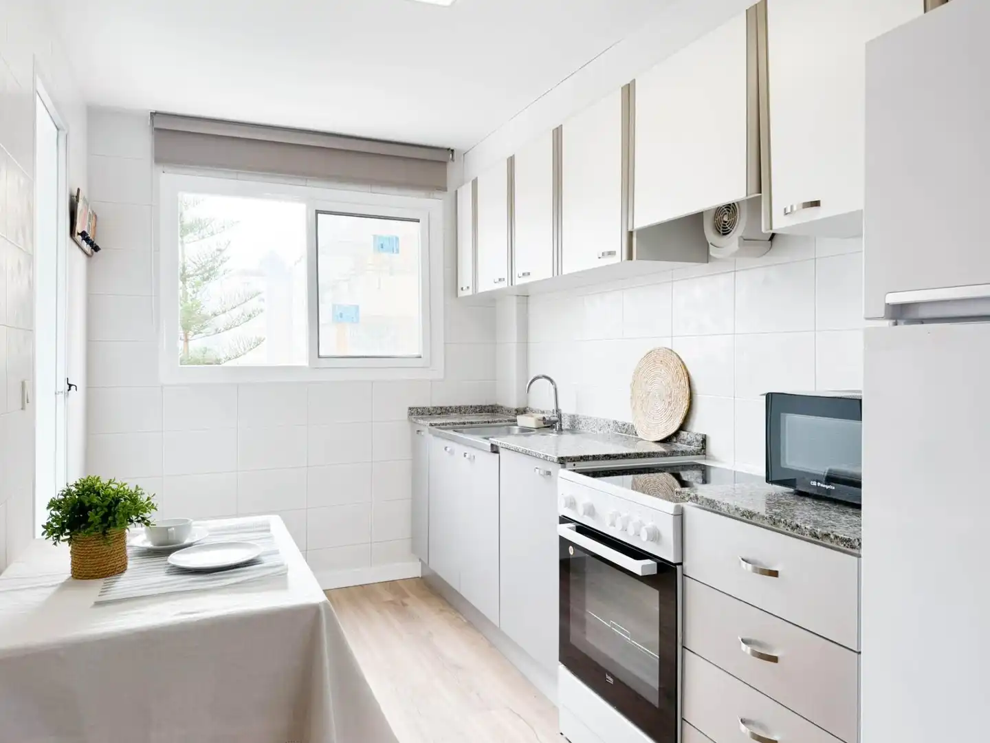 Cocina de Apartamento de alquiler en Playa de Gandia