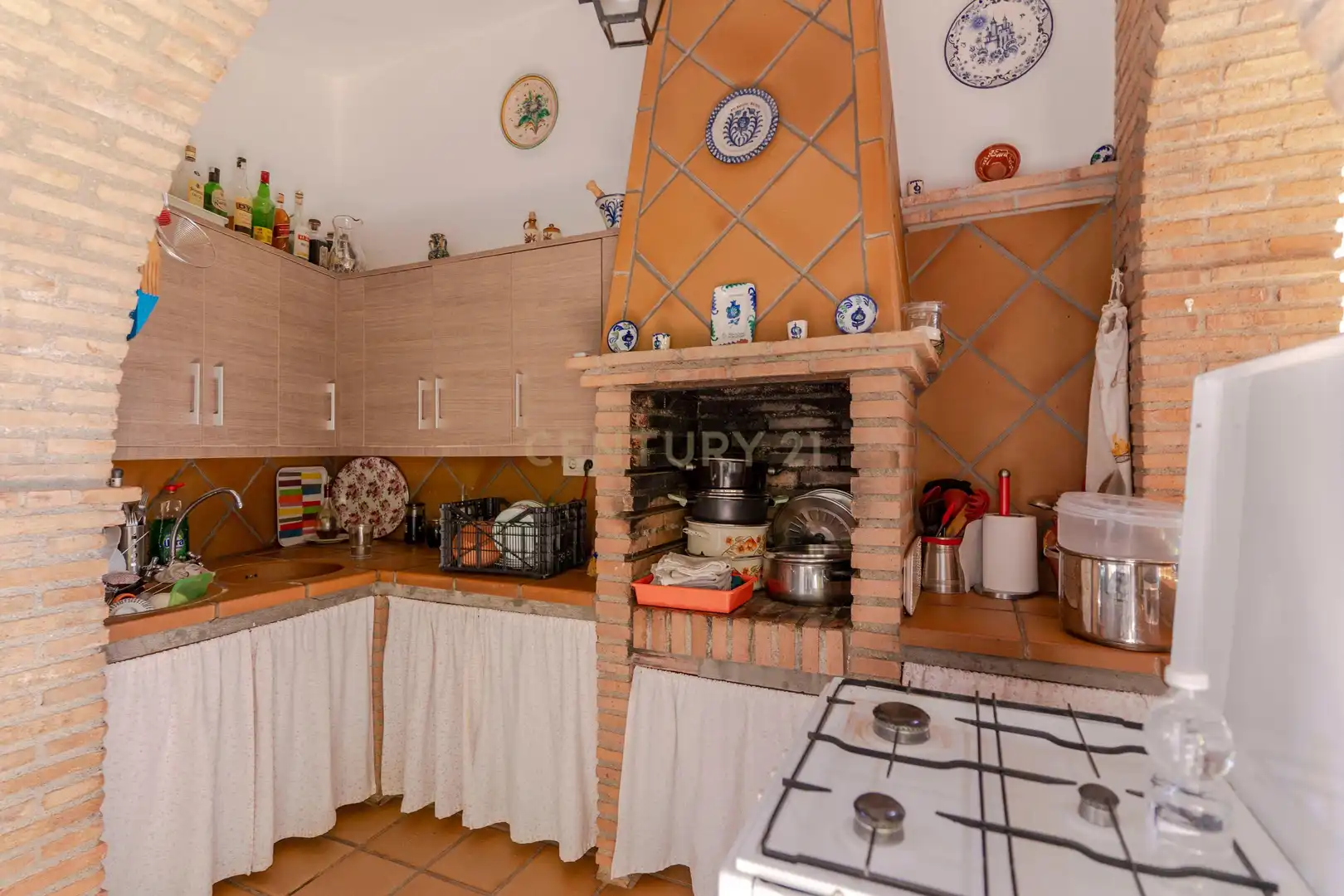 Cocina de Casa o chalet en venta en Güéjar Sierra con Jardín privado, Trastero y Piscina