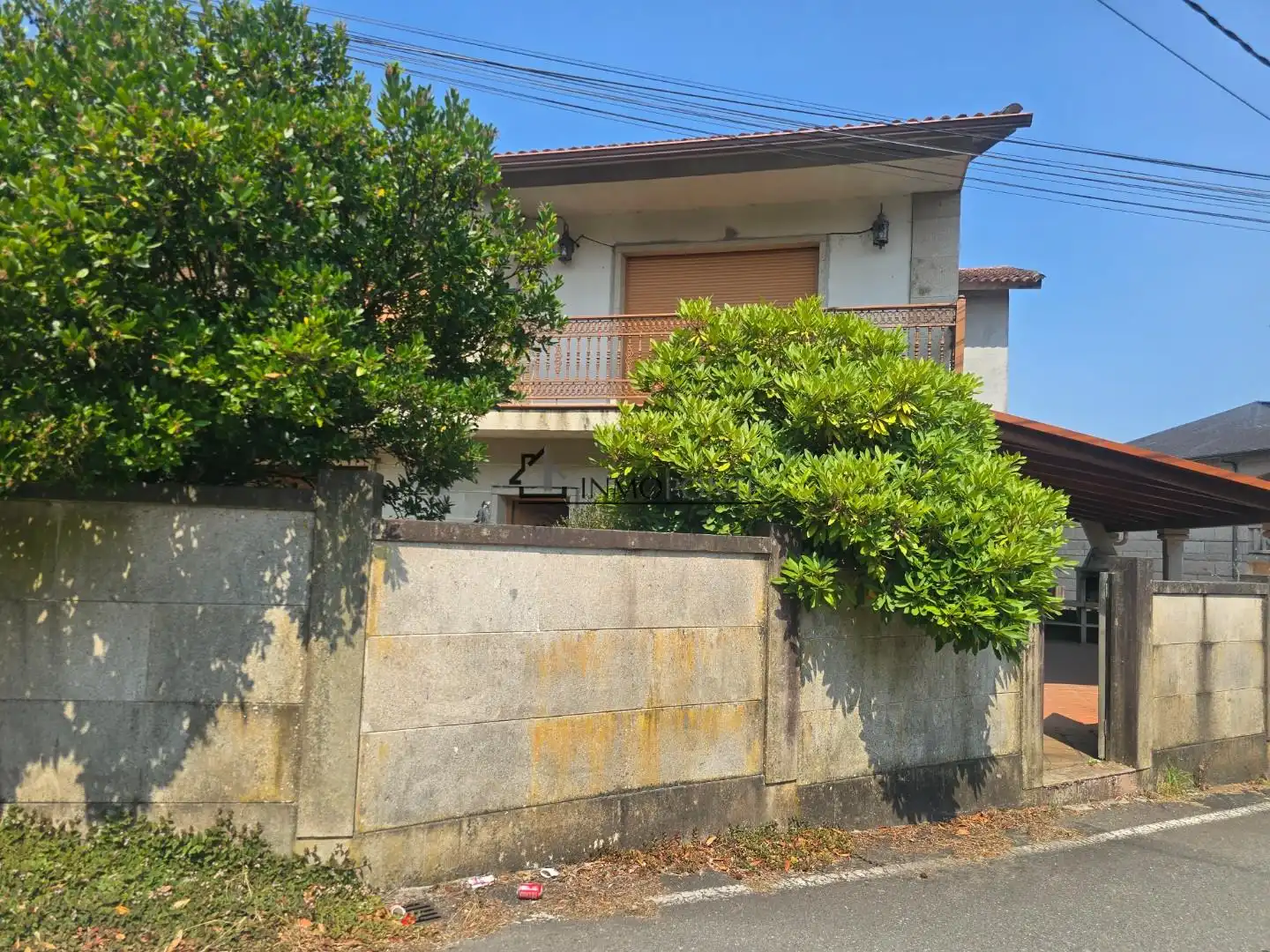 Vista exterior de Casa o xalet en venda en Pontevedra Capital  amb Calefacció, Jardí privat i Terrassa