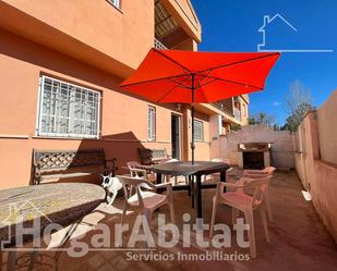 Exterior view of Single-family semi-detached for sale in Venta del Moro  with Terrace