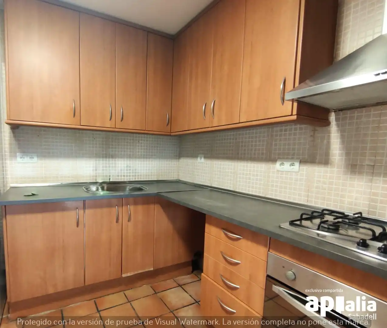 Cuina de Casa o xalet en venda en Sabadell amb Calefacció, Terrassa i Balcó