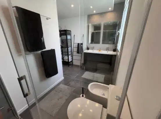 Badezimmer von Maisonette zum Verkauf in Mijas mit Klimaanlage, Terrasse und Möbliert