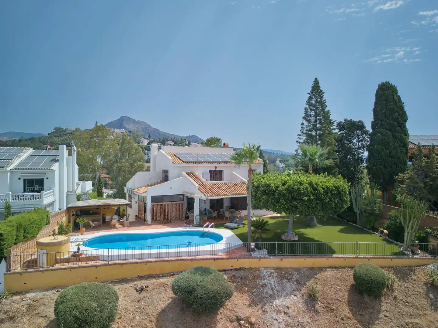 Garden of Houses for rent in Málaga  with Air Conditioner, Heating and Private garden