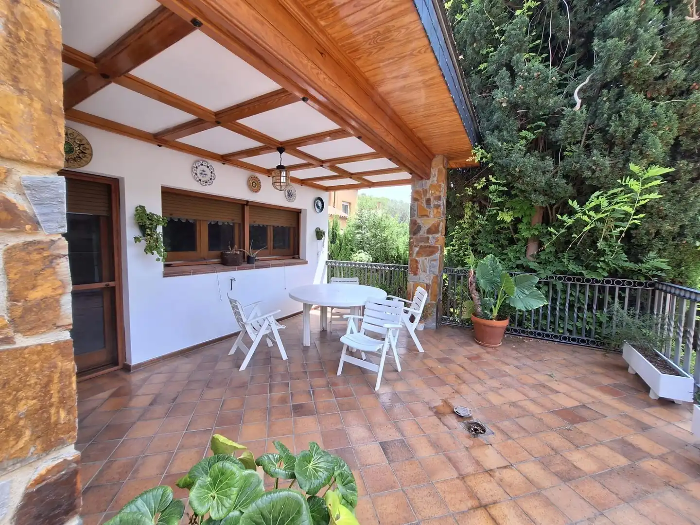 Terrassa de Casa o xalet en venda en Castellar del Vallès amb Aire condicionat, Calefacció i Jardí privat