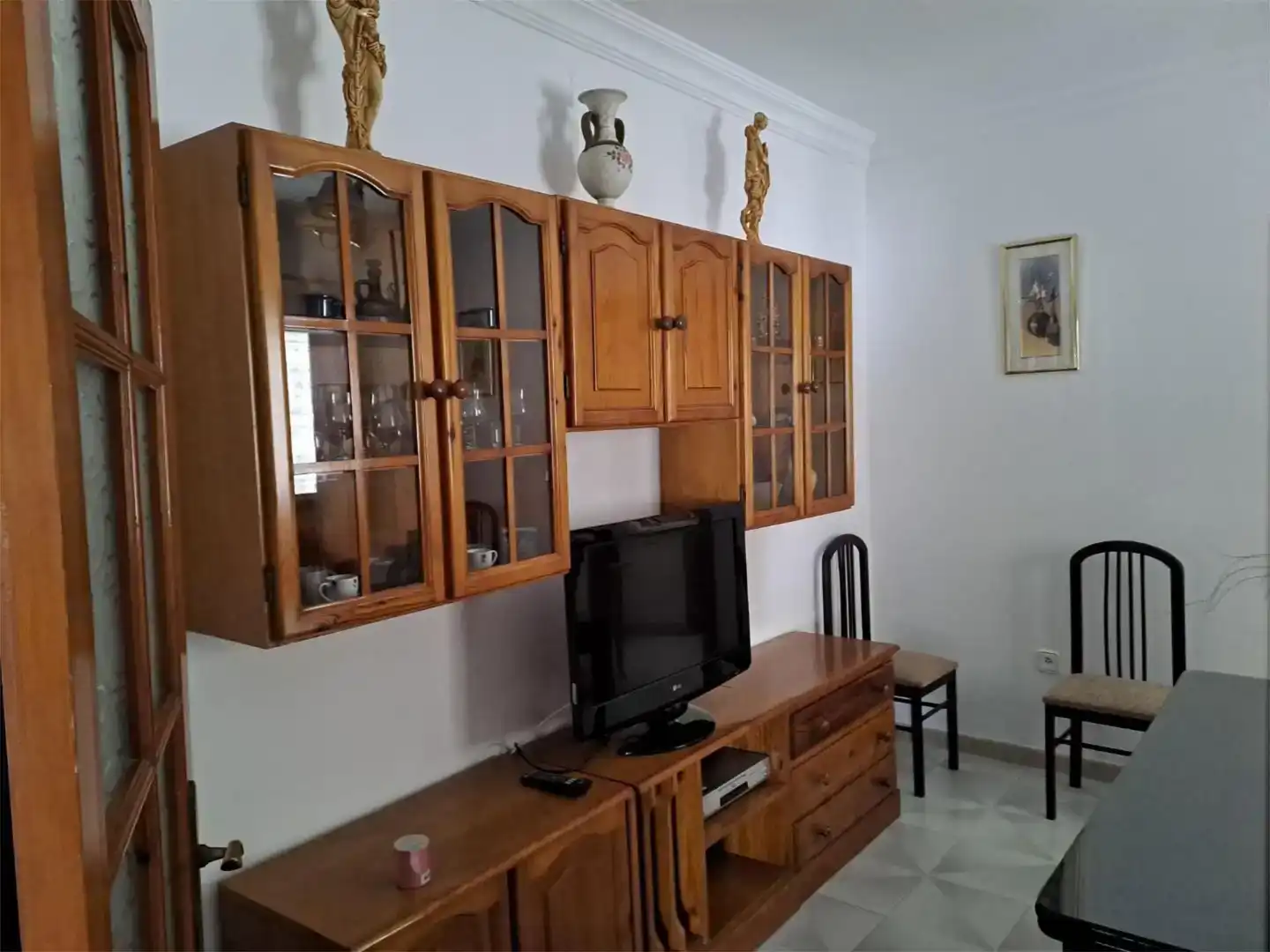 Living room of Flat for rent in Osuna  with Storage room, Furnished and Balcony